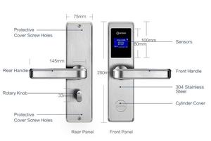 Orbita स्मार्ट होटल दरवाजा ताला प्रबंधन प्रणाली के साथ सॉफ्टवेयर आरएफआईडी कुंजी कार्ड होटल के दरवाजे के ताले - Product Image 4