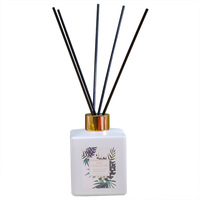 Diffuseur de roseaux d'huile de parfum personnalisé de 150ml-Vente en gros à faible quantité minimale de commande, diffuseur d'arômes de qualité supérieure avec bâtons de fibres, désodorisant pour maison/hôtel