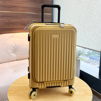 Tas Koper Kabin Hardshell ABS+PC, Tas Perjalanan, Koper Ringan, Tas Trolley 20 Inch