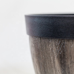 Maceta <span class=keywords><strong>de</strong></span> <span class=keywords><strong>Madera</strong></span> Ecológica con Orificio <span class=keywords><strong>de</strong></span> Drenaje y Autorriego, Biodegradable, <span class=keywords><strong>de</strong></span> Plástico PE, <span class=keywords><strong>para</strong></span> Jardín, <span class=keywords><strong>Exterior</strong></span>, Balcón - Product Image 4