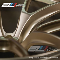 Nouvelles jantes en alliage d'aluminium forgé Acroxx personnalisées en une seule pièce, noir chromé, 5x112-120 PCD 114.3, compatibles avec BMW Audi Toyota Benz