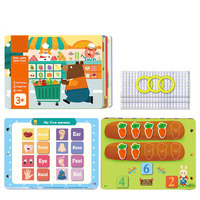 Livre d'activités silencieux en feutre Montessori, mon premier livre d'activités, jeu d'appariement, éducation préscolaire, apprentissage, jouets pour bébés, pour enfants