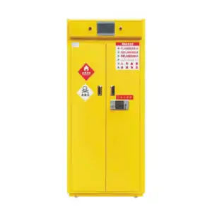 Огнестойкий взрывозащищенный шкаф для хранения опасных и токсичных химикатов с фильтром без воздуховода