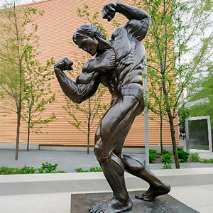 Estatua de Bronce de Fisicoculturista a Tamaño Real Personalizada, Escultura de Hombre Musculoso para Decoración de Gimnasios <span class=keywords><strong>y</strong></span> Centros de Fitness - Product Image 3