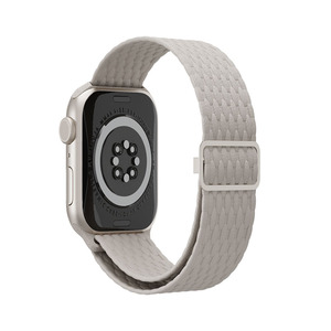 2024 nuevo diseño de <span class=keywords><strong>correas</strong></span> de reloj deportivas de moda resistente al agua elegante correa de cuero de nailon elástico <span class=keywords><strong>alternativas</strong></span> que mejoran su reloj - Product Image 1