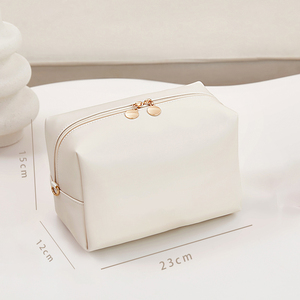 Sac à bandoulière pour téléphone <span class=keywords><strong>portable</strong></span>, sac cadeau de mode pour femmes, sacs de voyage imperméables portables, sacs cosmétiques en cuir PU, fermeture éclair, grande <span class=keywords><strong>pochette</strong></span> à maquillage - Product Image 2