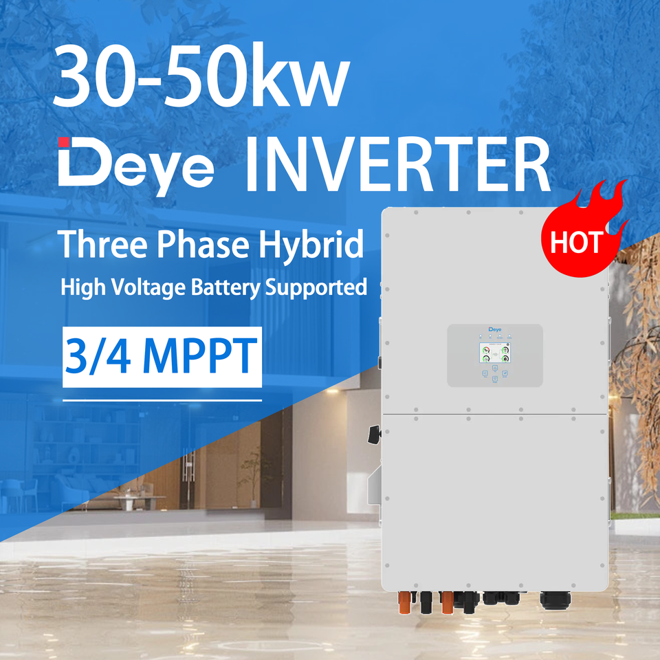 deye Inverter Hybrid deye Hybrid Inverter 30kw 3 Phase High Efficiency ...