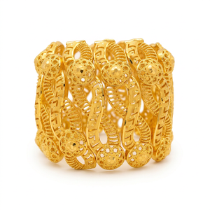 Premium Gold Plated Diamond Infinity <b>Bracelet</b> <b>Set</b> for Women Chic Bridal Wedding Engagement Anniversary Luxury Jewelry Collection - Product Image 1