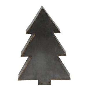 ร้อนขายสนิมเชื่อมเหล็กโลหะแขวนออกแบบคริสต์มาสตกแต่งรอย X-Mas ต้นไม้ที่ทำด้วยมือที่กำหนดเอง - Product Image 1