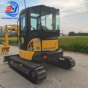 Used Original Japan Komatsu PC35MR Mini Excavator 3.5 Ton <b>Small</b> Digger - Product Image 2