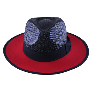 Chapeau Panama à large bord, protection solaire, <span class=keywords><strong>Fedora</strong></span> de plage pour femmes et hommes - Product Image 2