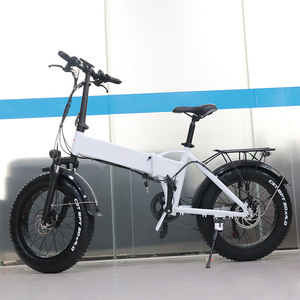 Vélo électrique pliant tout-terrain pour adultes, pneus larges, hybride, pour la ville, vente en gros d'usine, pas cher - Product Image 4