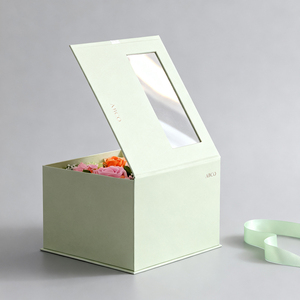 Fábrica de China, venta al por mayor, caja de flores preservadas en forma de libro, papel romántico, rectángulo, regalo de flores creativas, cajas de papel de embalaje - Product Image 3