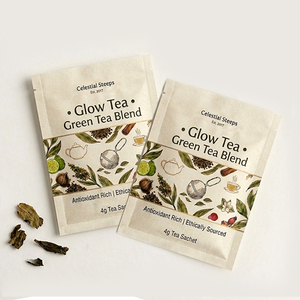 Bolsa <span class=keywords><strong>de</strong></span> plástico reciclable con impresión personalizada, sellada al calor, <span class=keywords><strong>para</strong></span> un solo porción, <span class=keywords><strong>para</strong></span> té, café, biodegradable, tipo sobre. - Product Image 5