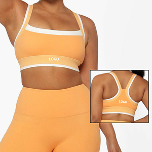 Logo personalizzato MIQI donna Yoga Sport <span class=keywords><strong>Sexy</strong></span> reggiseno nudo di alta qualità abbigliamento sportivo in poliestere Spandex reggiseno sportivo da donna - Product Image 6