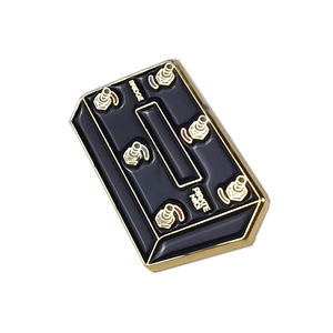 Broches en émail de musique personnalisées, guitare, Microphone, Badges métalliques, broches de revers de Piano, bijoux de musiciens, <span class=keywords><strong>cadeaux</strong></span> <span class=keywords><strong>pour</strong></span> les amis - Product Image 2