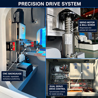 Prensa Plegadora CNC Eléctrica de Doble Servo de 75T y 1250mm, Máquina de Plegado de Chapa Metálica de Alta Precisión