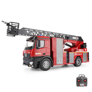 <span class=keywords><strong>Huina</strong></span>-camión de bomberos a Control remoto, juguete a escala <span class=keywords><strong>1561</strong></span> 1/14, 2,4G, 22 canales, aleación, camión de bomberos, vehículo, ingeniería, Juguetes - Product Image 1