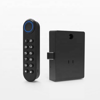 Cerradura Digital Inteligente para Gabinetes con Entrada de Código, Acceso Biométrico y Combinado, Material de Aleación de Zinc para Puertas de Madera, Gabinetes, Cajones y Armarios