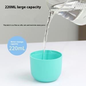 Humidificador Purificador de Aire Mini para Coche, <span class=keywords><strong>Viajes</strong></span> de Negocios, Difusor Atomizador con Temporizador USB, Luz Romántica Personal para el Hogar - Product Image 4