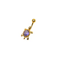 Nouveau design, anneaux de nombril tendance en acier inoxydable chirurgical 316L, anneaux de nombril tortue, anneaux de nombril mignons, bijoux de piercing corporel