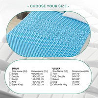 Surmatelas en mousse à mémoire de forme SUPER ergonomique, design zoné, soulagement de la pression, respirant, couleur personnalisable