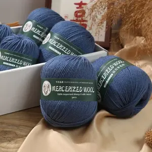 Filato di Lana Pura 100g Prezzo Lana Merino Uruguay 290 Filato di Media Spessore per Lavoro a Maglia - Product Image 1