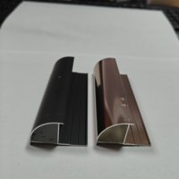 Profilé d'angle en alliage d'aluminium étanche au design moderne pour panneaux muraux et de plafond, décoration intérieure