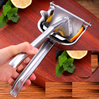 Presse-citron manuel en acier inoxydable Premium Presse-agrumes pour jus de fruits, citron et citron vert Presse-agrumes à main pour orange