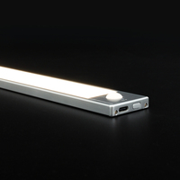 40cm 60cm batterie magnétique alimenté par USB Rechargeable Led détecteur de mouvement placard lumière d'armoire