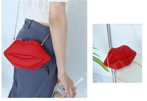 Bolso de Mano Acrílico con Forma de Labios Rojos, Sexy, para Fiesta, Boda, Vestido de Moda - Product Image 5
