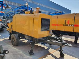 Fábrica de Bombas de Concreto con Motor Diésel Eléctrico JIUHE de China, Remolque de Bomba de Concreto para Construcción - Product Image 5