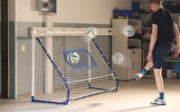 Buts de football Wanze 6x4 pieds en métal, écologiques, avec modes d'angle réglables, pour exercices de tir, configuration de passe au sol, rebondisseur de football pour la pratique des passes