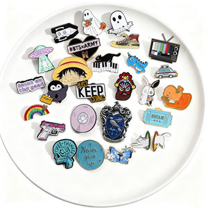 เข็มกลัดเคลือบนิกเกิลสีดำลายกระต่ายน้อยน่ารักถักไหมพรม <span class=keywords><strong>Tsuki</strong></span> Rabbit สไตล์การ์ตูน เหมาะเป็นของขวัญให้เพื่อน - Product Image 6