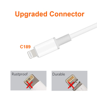 Bestway produsen MFi bersertifikat kabel USB USB A sampai 8 PIN C189 IOS kabel pengisian untuk Apple iPhone iPad iPod