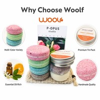 Sabun Sampo Padat Alami Buatan Tangan dengan Minyak Esensial OEM Kustom, Sabun Rambut Aromaterapi, Tersedia 20 Aroma