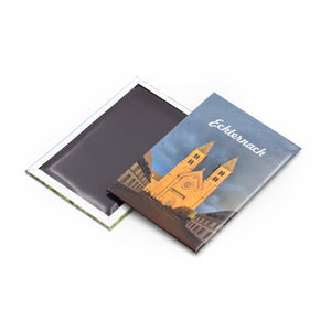 Imán de impresión personalizado de fábrica profesional, placa de hojalata de Metal recubierta de papel artístico de recuerdo, imanes de nevera personalizados - Product Image 5