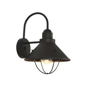 Barn Lights Outside Wall Mount Exterior Lantern Powder Coated Finish Antique Farmhouse Porch Lamp for Patio Garage Front Door