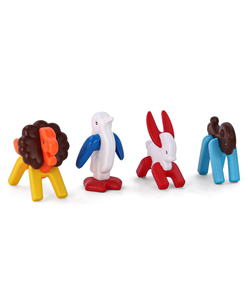 GIRNAR AMUSEMENT PARK Blocks includes 8 educational animal puzzles packed in a red coloured jar - Product Image 5