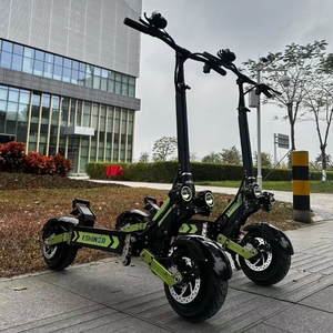 Patinete Eléctrico Plegable con Amortiguación de Resorte, Neumático de Carretera de 11 Pulgadas, 120 KM de Autonomía, Acelerador de Dedo, Patinete Eléctrico de 60 V con Bloqueo de Llave - Product Image 6