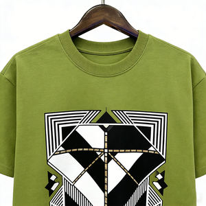 Camiseta de Hombre Tallas Grandes 100% Algodón, Estilo Urbano Oversize, Ropa Masculina, Camisetas de Marca para Hombre con Diseño 'Mixed Emotion' - Product Image 3