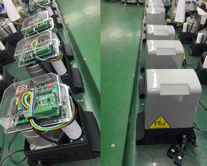 Wifi Heavy Duty 220V Batterie Intégrée <span class=keywords><strong>Solaire</strong></span> Électrique Télécommande Porte Gear Rack Ouvre DC/AC Automatique Porte Coulissante Moteur - Product Image 2