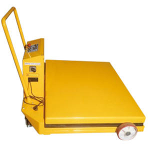 Carretilla elevadora de tijera hidráulica resistente con rueda universal con marcado CE - Product Image 5