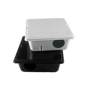 Station d'appât métallique pour le contrôle des rongeurs, noir, ruban, blanc, piège en métal <span class=keywords><strong>anti</strong></span>-RatsLive - Product Image 5