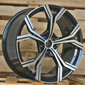 Jantes <span class=keywords><strong>de</strong></span> <span class=keywords><strong>voiture</strong></span> en alliage d'aluminium filé <span class=keywords><strong>de</strong></span> 19, 20 et 21 pouces, entraxe 5x112 pour Q3 Q5, couleur noir usiné - Product Image 2