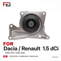 Nouveau Kit de Pompe à Eau et Courroie de Distribution KP35675XS / 1.5 DCi avec Tendeur, Marque FEI, Vente Directe Usine, Ensemble Moteur 119A07049R