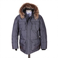 Parka longue d'hiver pour homme, imperméable, grande taille, à capuche, épaisse et chaude, très tendance