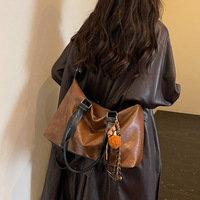 Sac fourre-tout vintage en cuir PU pour femme, grande capacité, sac à main de voyage, bandoulière amovible pour épaule ou croisé, usage quotidien