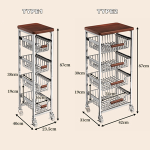 Estante ajustable de acero al carbono para horno microondas de 3-5 niveles, organizador de cocina plegable, estante de almacenamiento - Product Image 6