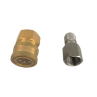 Fil d'acier Offre Spéciale tressé 4000psi 3/8 "x50ft Wrap Cover Tuyau de nettoyeur haute pression avec 3/8NPT pour nettoyeurs haute pression à gaz et électriques